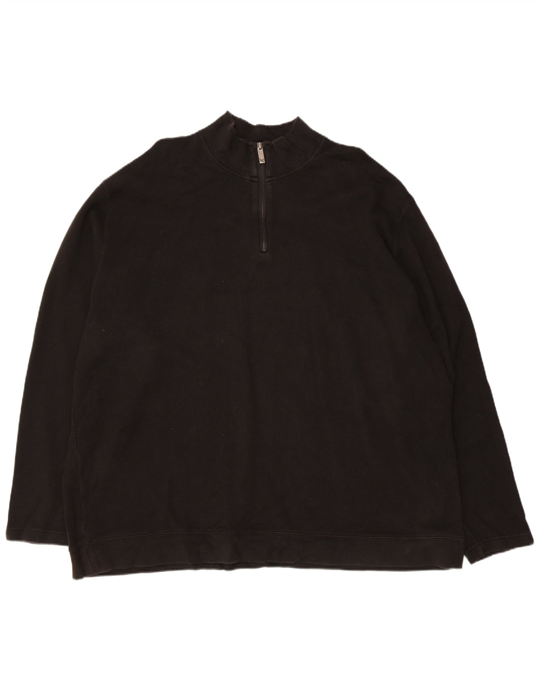 EDDIE BAUER Hanorac cu fermoar pentru bărbați, XL, bumbac negru