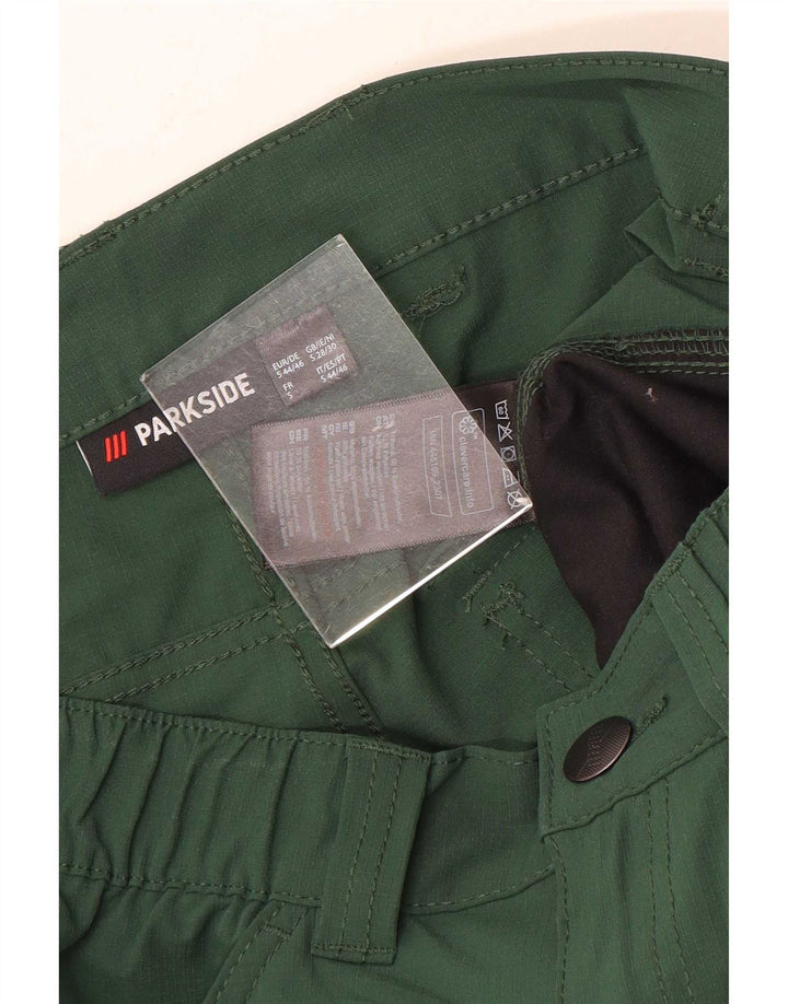 Pantaloni scurti cargo Parkside pentru bărbați mici W29 elastan verde