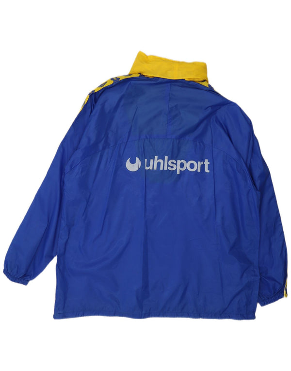 Jachetă de ploaie Uhlsport Hellas Verona FC 1993 pentru bărbați, UK 42 XL, albastru