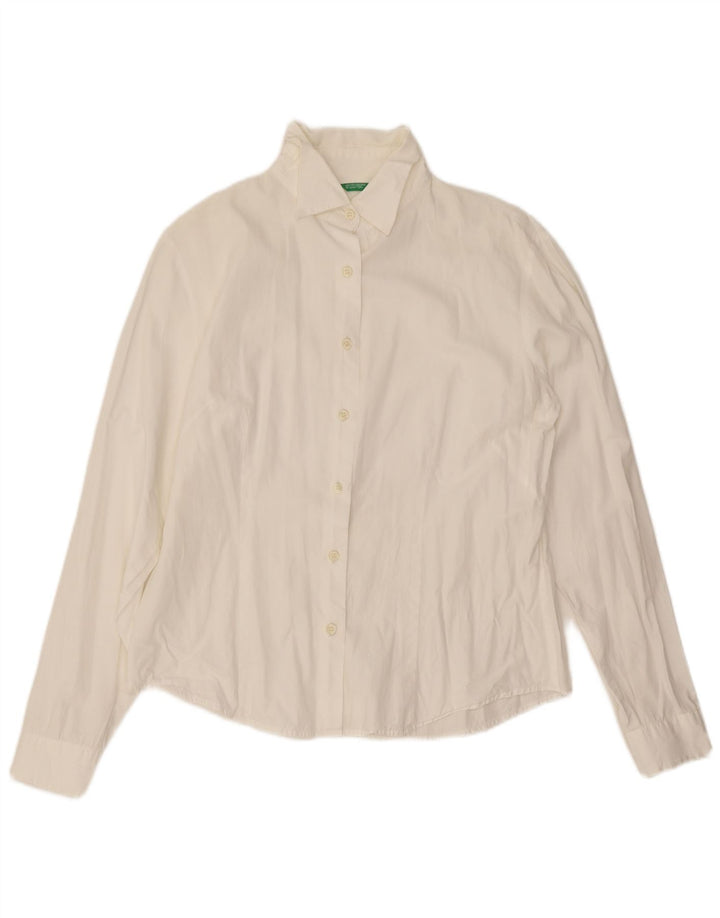 Cămașă Benetton pentru femei UK 16 Large White
