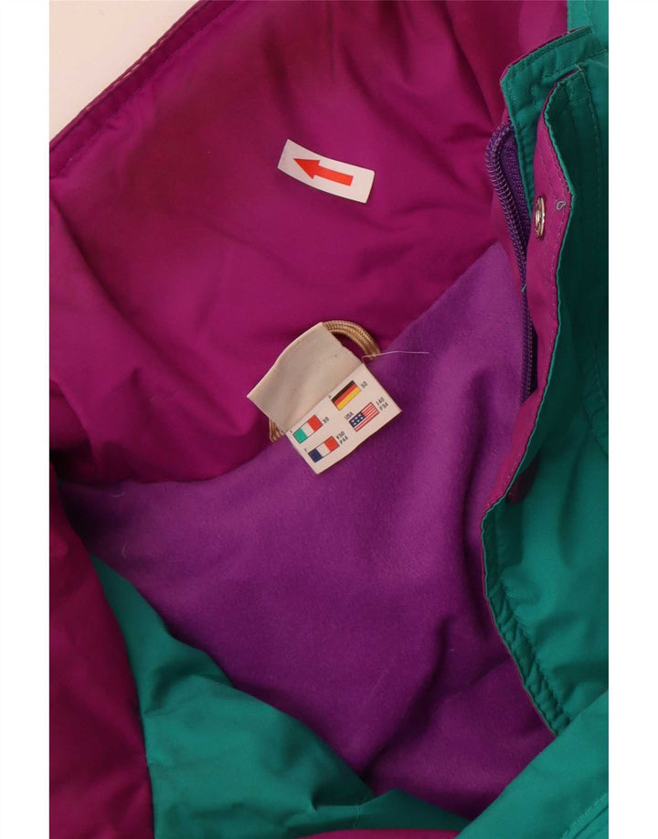 Jachetă de schi cu glugă cu glugă pentru bărbați Ellesse IT 50, mare, verde, color block