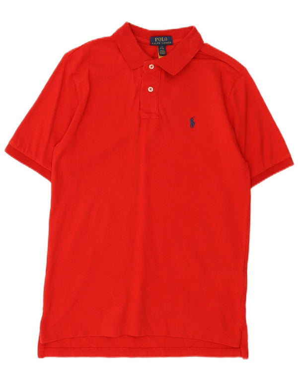 Polo Ralph Lauren băieți polo 14-15 ani mare bumbac roșu