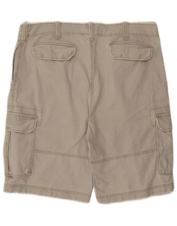 Pantaloni scurti cargo vintage pentru bărbați 2XL W42 bumbac gri