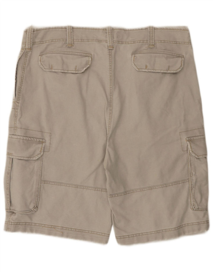 Pantaloni scurti cargo vintage pentru bărbați 2XL W42 bumbac gri