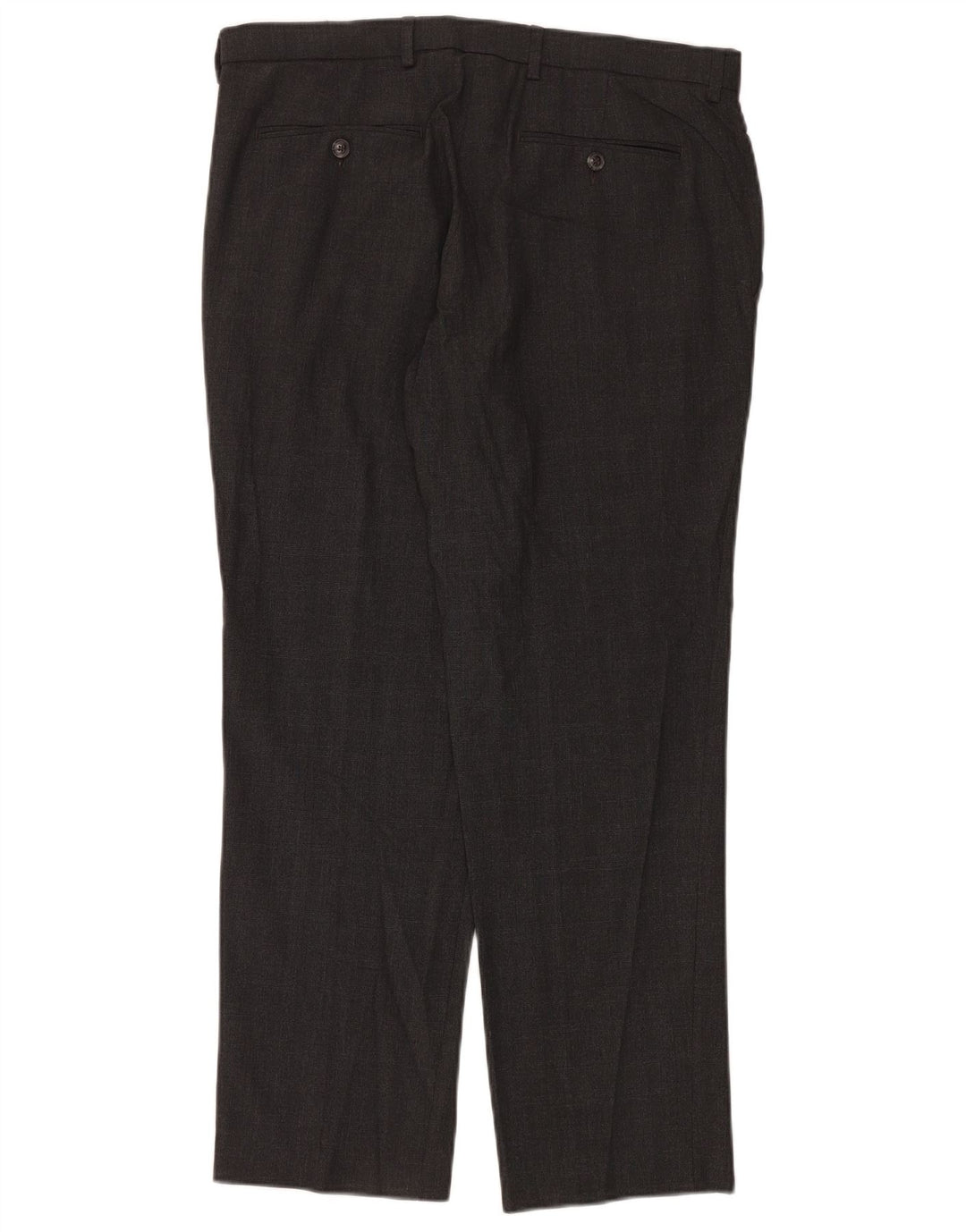 Pantaloni chino pentru bărbați Marks & Spencer, cu ajustare normală, L34 L29, poliester gri