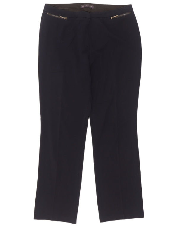 Pantaloni casual pentru femei Marks & Spencer UK 14 Large W34 L31 Bleumarin