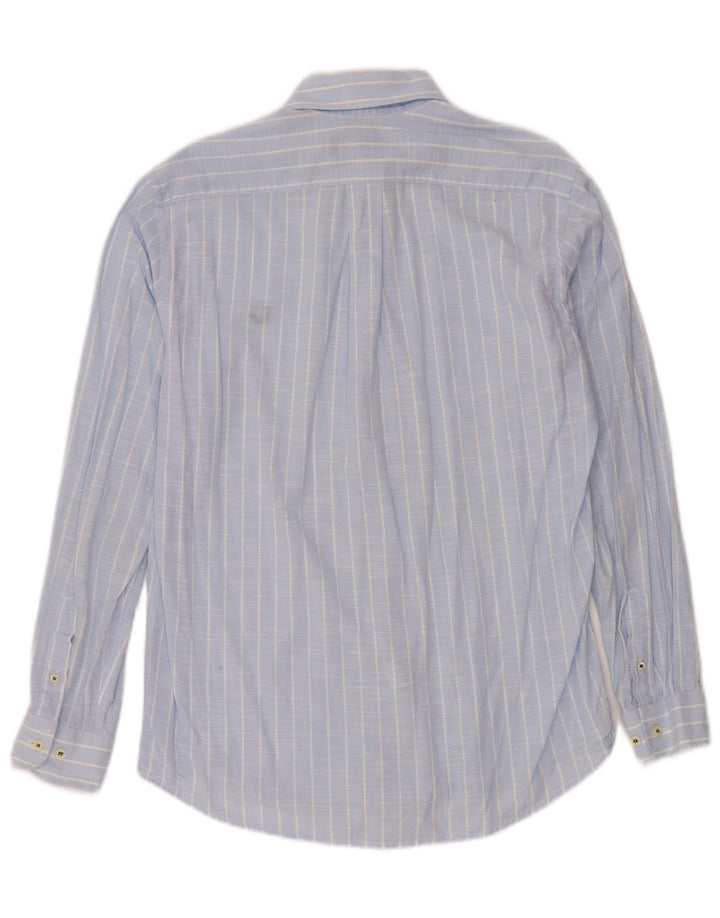 FRED PERRY Cămașă pentru bărbați din bumbac cu dungi albastre mici