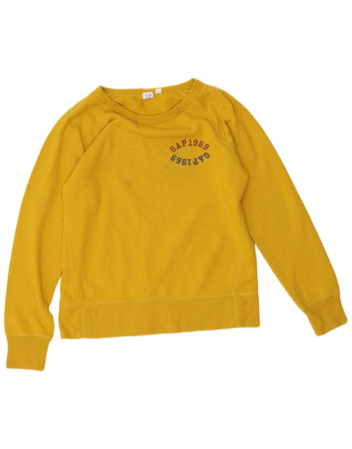 Hanorac pentru femei Gap Pulover UK 10 Bumbac galben mic