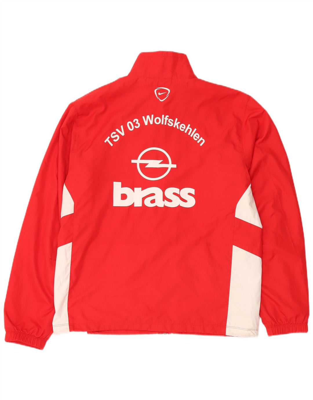 Jachetă de top pentru trening grafic Nike pentru bărbați, mare, roșu, din poliester