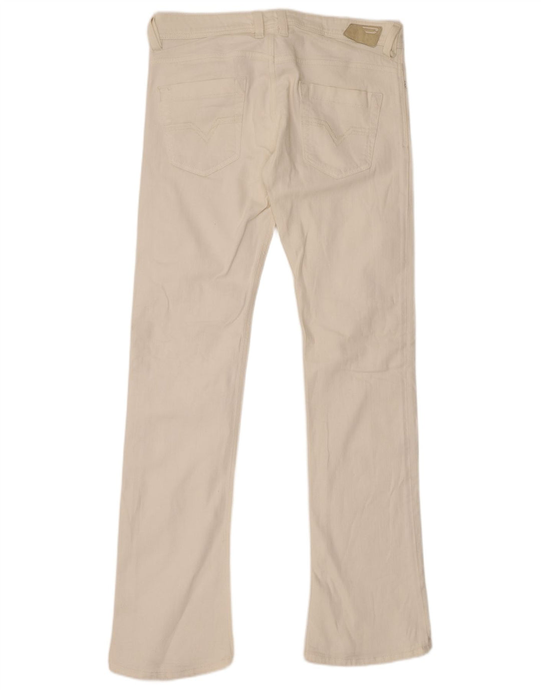 Blugi DIESEL Trouleg Bootcut W32 L34 Bumbac alb