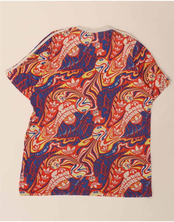 Tricou grafic pentru bărbați Adidas Top Mediu Multicolor Bumbac