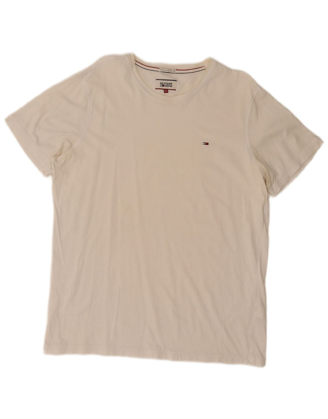 Tricou pentru bărbați Tommy Hilfiger Top XL Bumbac alb