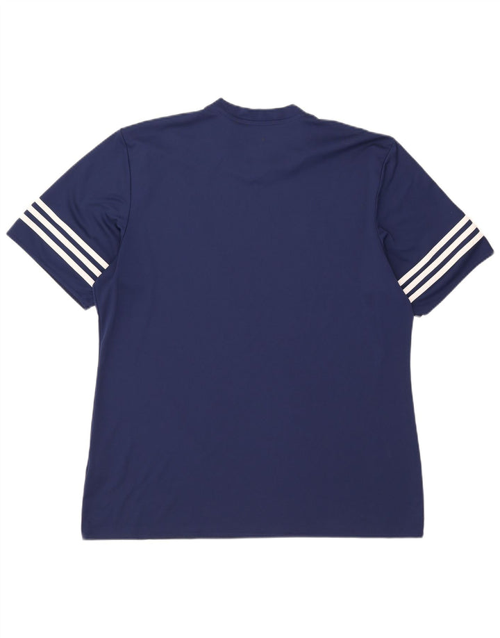 Tricou Adidas Climalite pentru bărbați Top XL Bleumarin Poliester