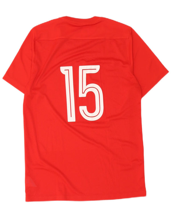 Tricou grafic Nike Dri Fit pentru bărbați Top mare din poliester roșu
