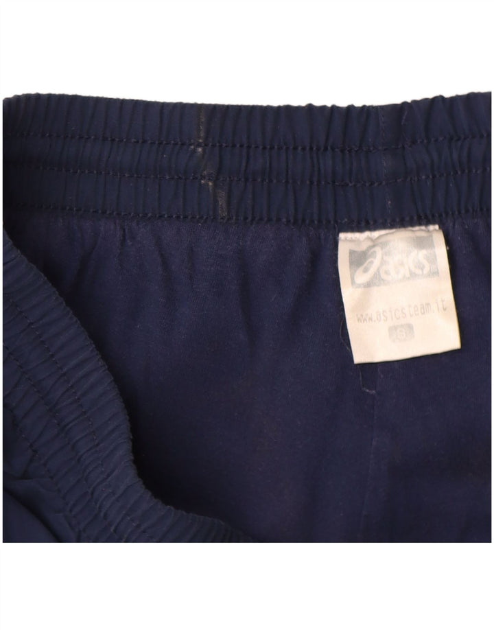 Pantaloni de trening Asics pentru bărbați, poliester, albastru mic