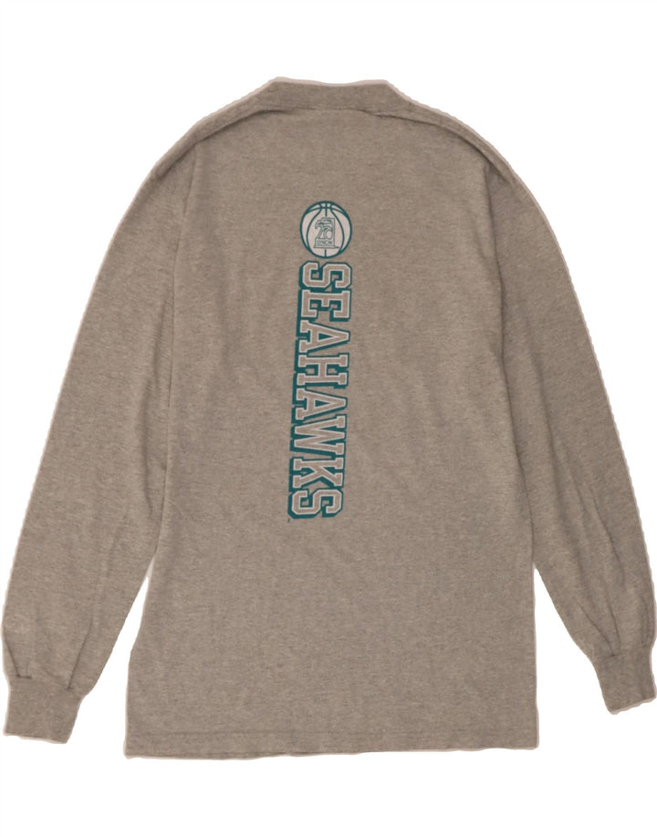 CHAMPION Mens Graphic Sweatshirt Jumper Small Grey Cotton Vintage Champion and Second-Hand Champion from Messina Hembry 