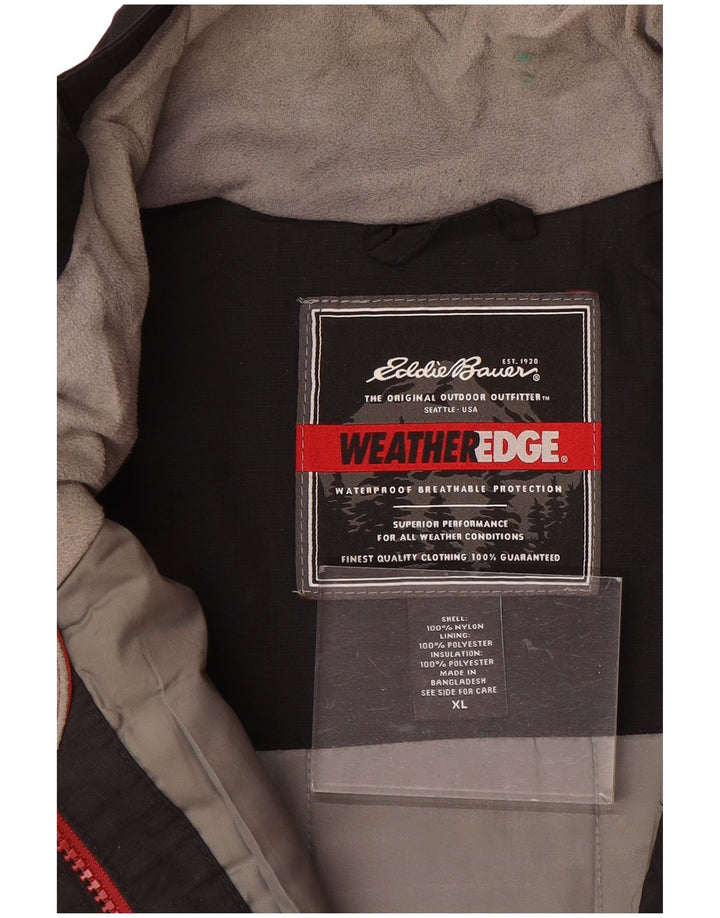 EDDIE BAUER Jachetă de vânt pentru bărbați UK 42 XL, roșu, nailon color bloc