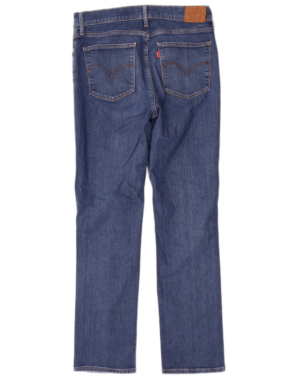 Blugi drepti cu talie mare Levi's 724 pentru femei L31 L30 bumbac albastru