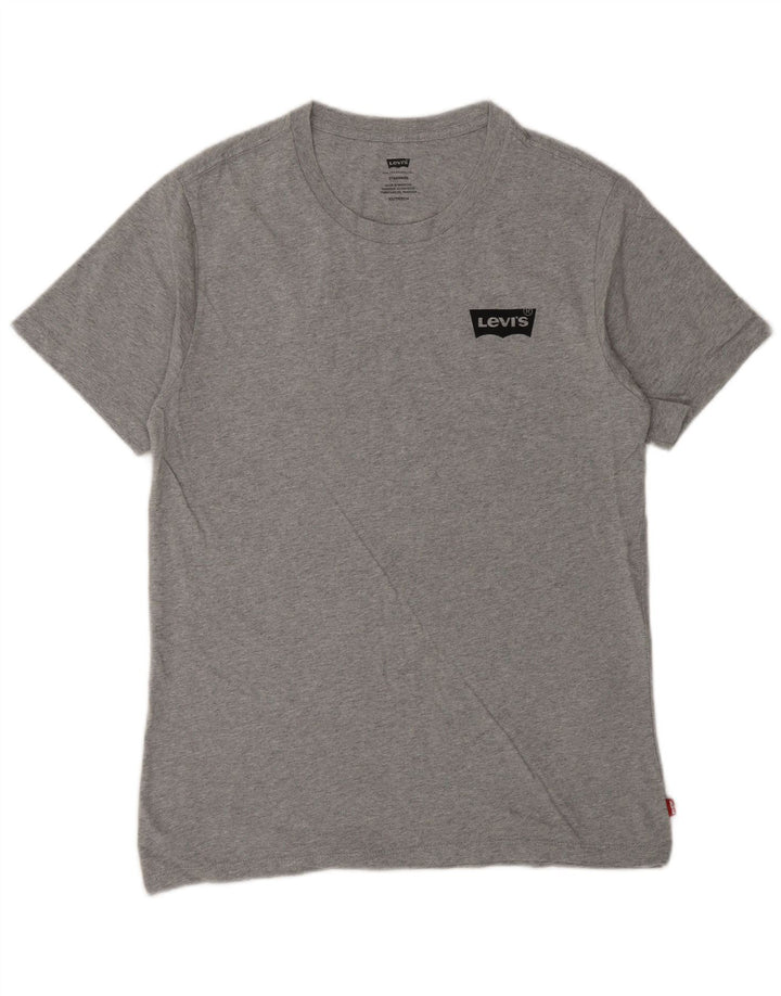 Tricou cu grafic standard Levi's pentru bărbați Top XS bumbac gri