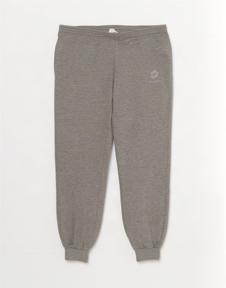 Pantaloni de trening pentru bărbați Lotto Joggeri mici gri