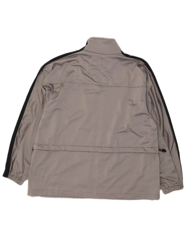 Jachetă de trening supradimensionată pentru femei Diadora UK 14, mare, gri Colorblock