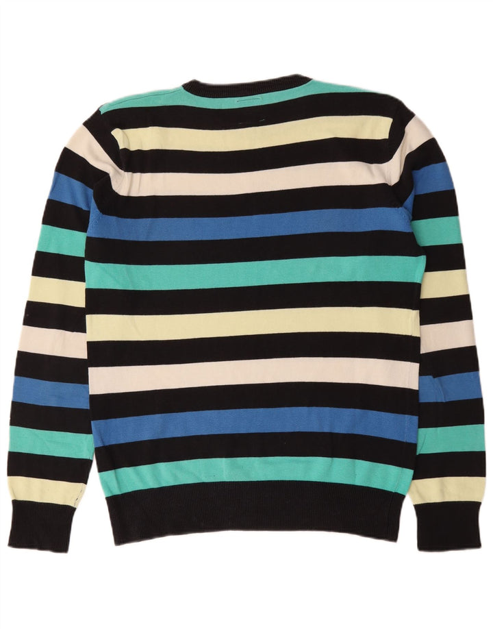 Pulover Jack & Jones pentru bărbați, cu gât crew, cu dungi medii, multicolore