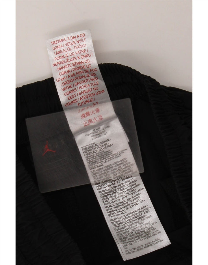 Pantaloni scurți sport Jordan pentru băieți 10-11 ani, bumbac negru