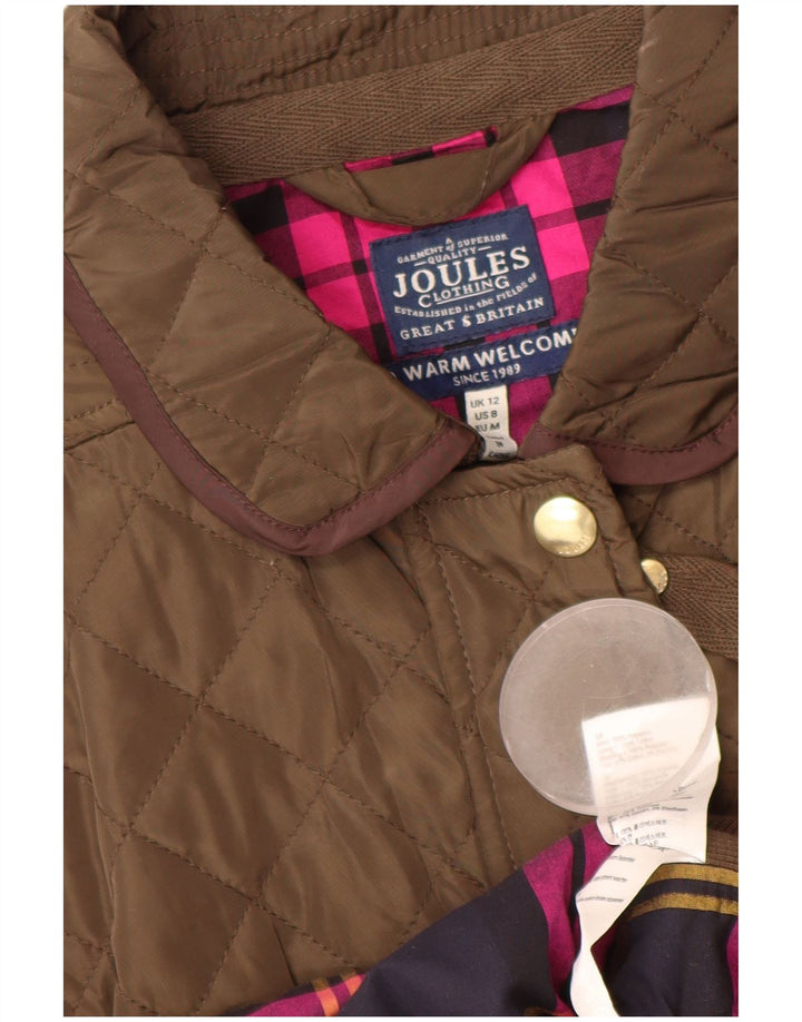 JOULES Gilet matlasat pentru femei UK 12 Poliester maro mediu