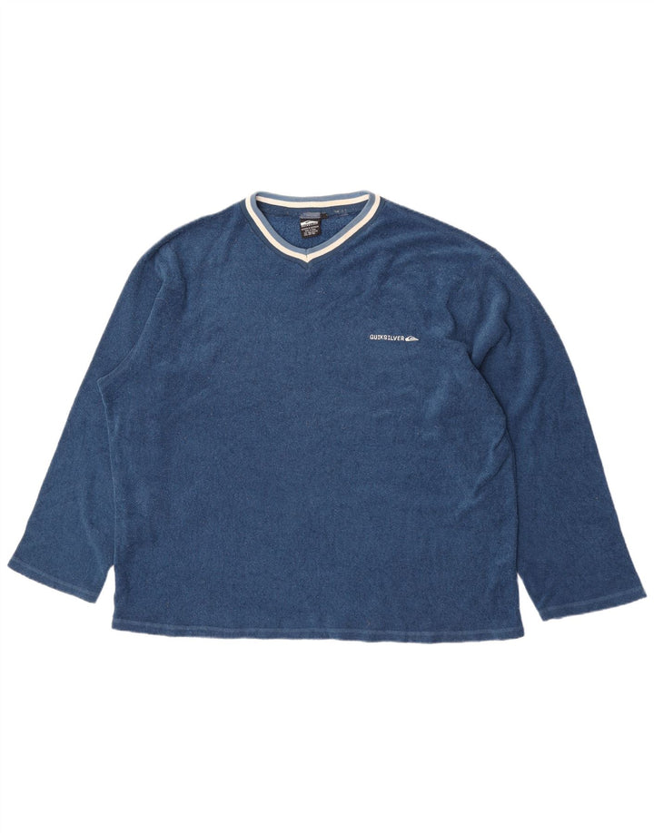 Pulover din lână Quiksilver pentru bărbați, poliester albastru 2XL