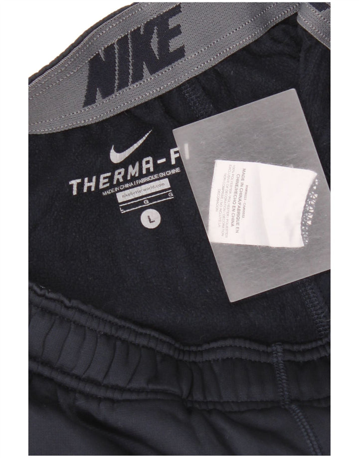 Pantaloni de trening Nike Therma-Fit pentru bărbați, mari, albastru, poliester