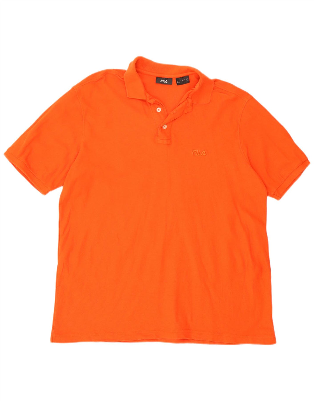 Tricou polo Fila pentru bărbați, mare portocaliu, bumbac