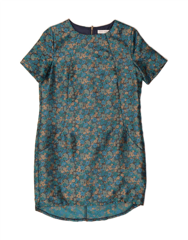 MARC ANGELO Womens Sheath Dress UK 10 Small Multicoloured Floral Polyester Vintage Marc Angelo and Second-Hand Marc Angelo from Messina Hembry 