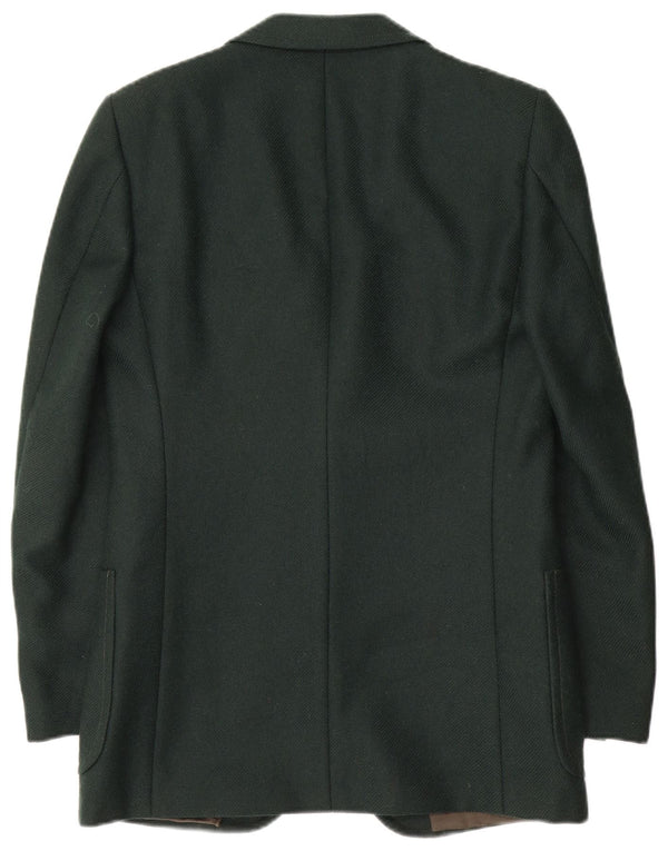 Blazer pentru bărbați Facis cu 2 nasturi, UK 36, lână verde mică