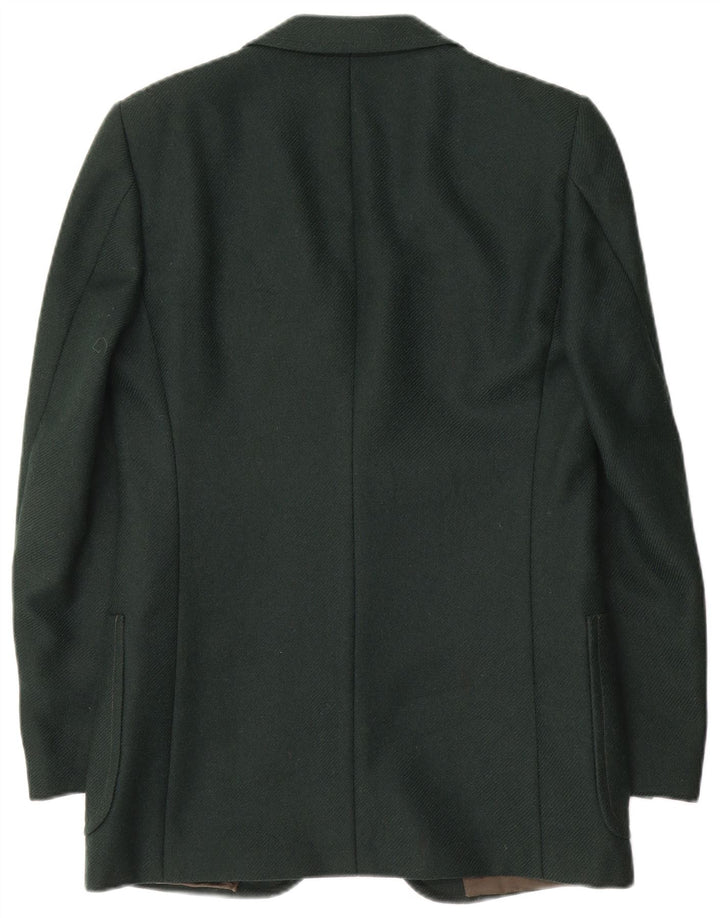 Blazer pentru bărbați Facis cu 2 nasturi, UK 36, lână verde mică
