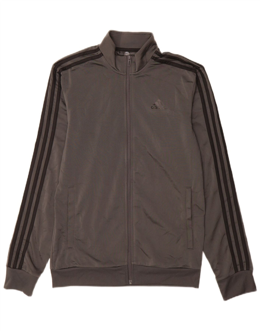 Trening pentru bărbați Adidas Top Jachetă Mic Gri Poliester
