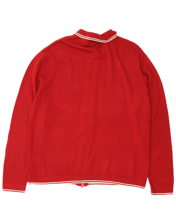 Pulover cardigan pentru bărbați French Connection XL Lână roșie