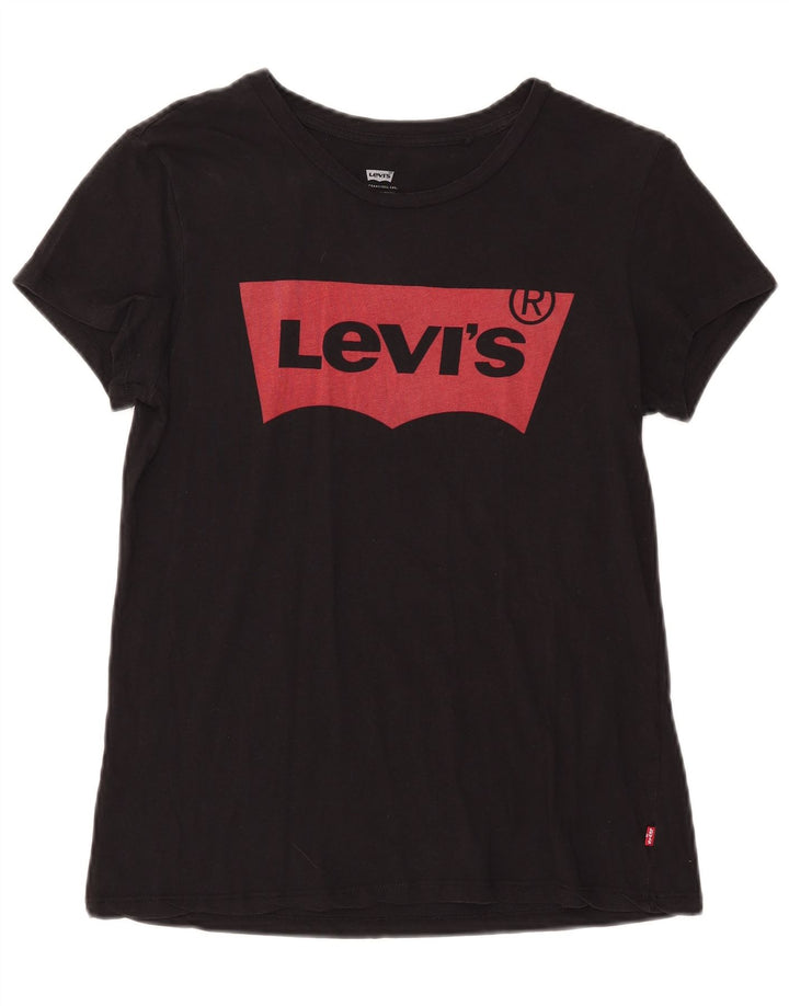 Tricou grafic Levi's pentru femei Top UK 14 Medium Black