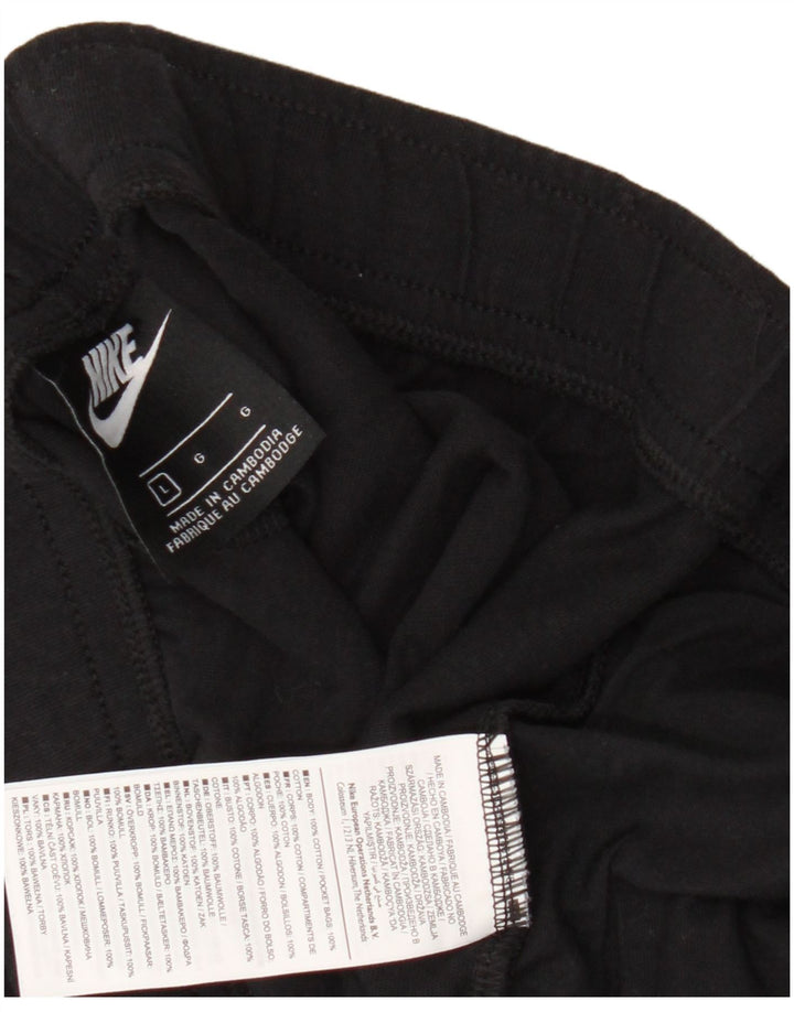 Pantaloni scurți sport Nike pentru bărbați, mari, negru, bumbac