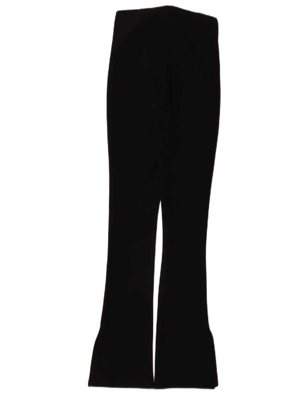 Pantaloni casual pentru femei Flare Zara Mici L26 L32 Poliester negru