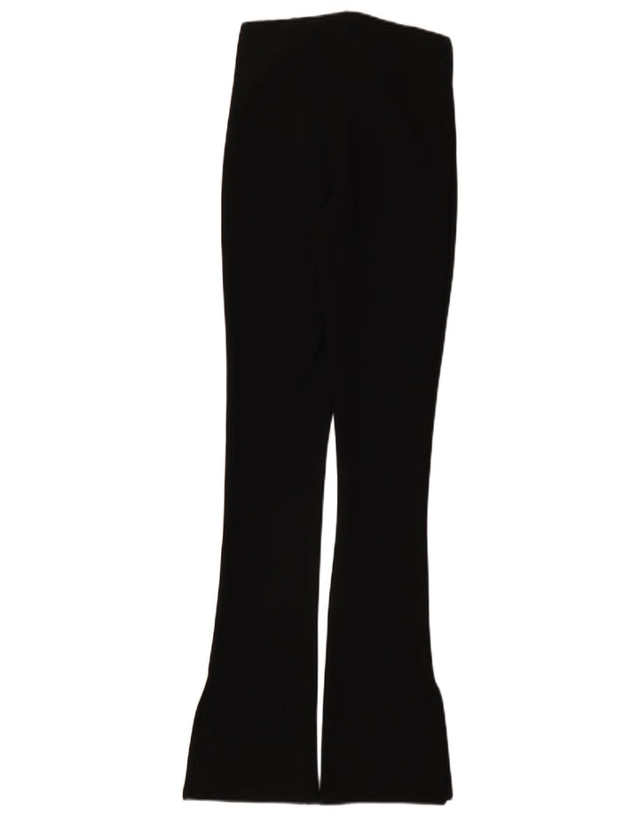 Pantaloni casual pentru femei Flare Zara Mici L26 L32 Poliester negru