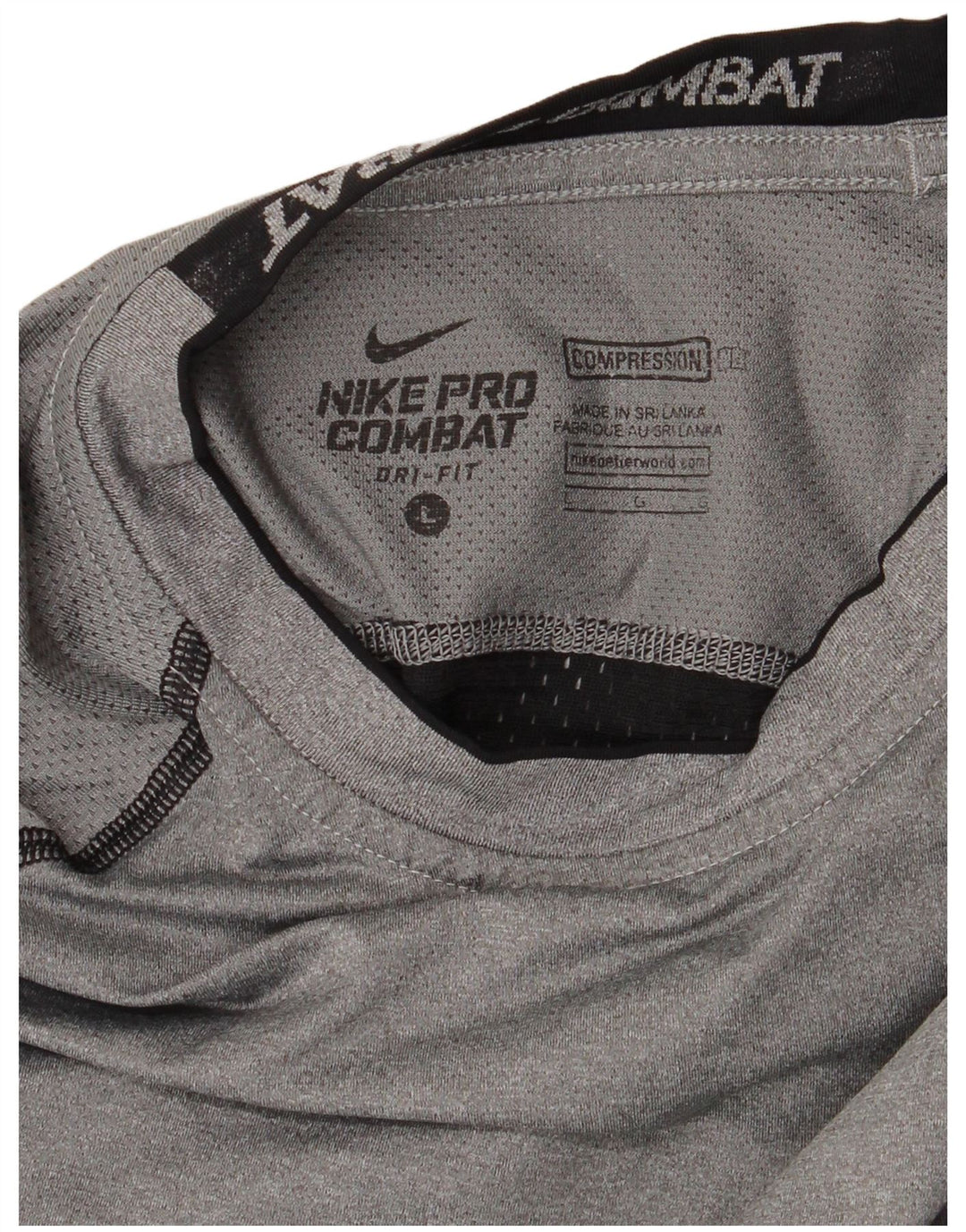 Tricou grafic Nike Dri Fit pentru bărbați Top mare, gri, bloc de culoare