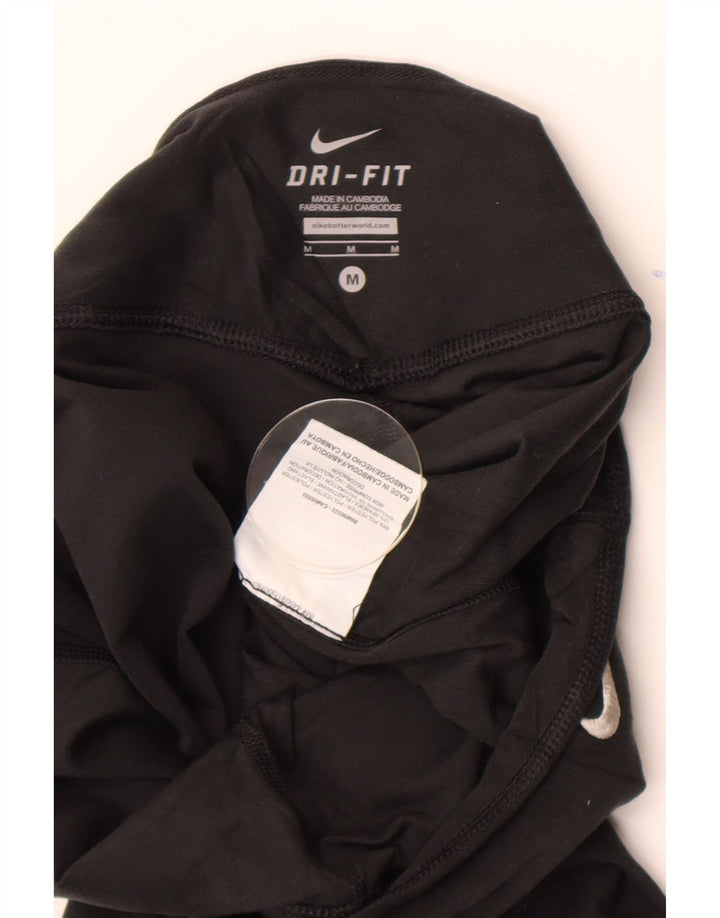 Pantaloni de trening Nike Dri Fit pentru femei UK 14 Poliester mediu negru