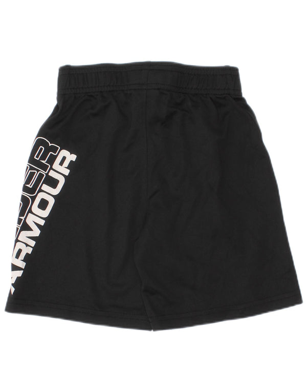Pantaloni scurți sport grafic Under Armour pentru băieți 3-4 ani poliester negru