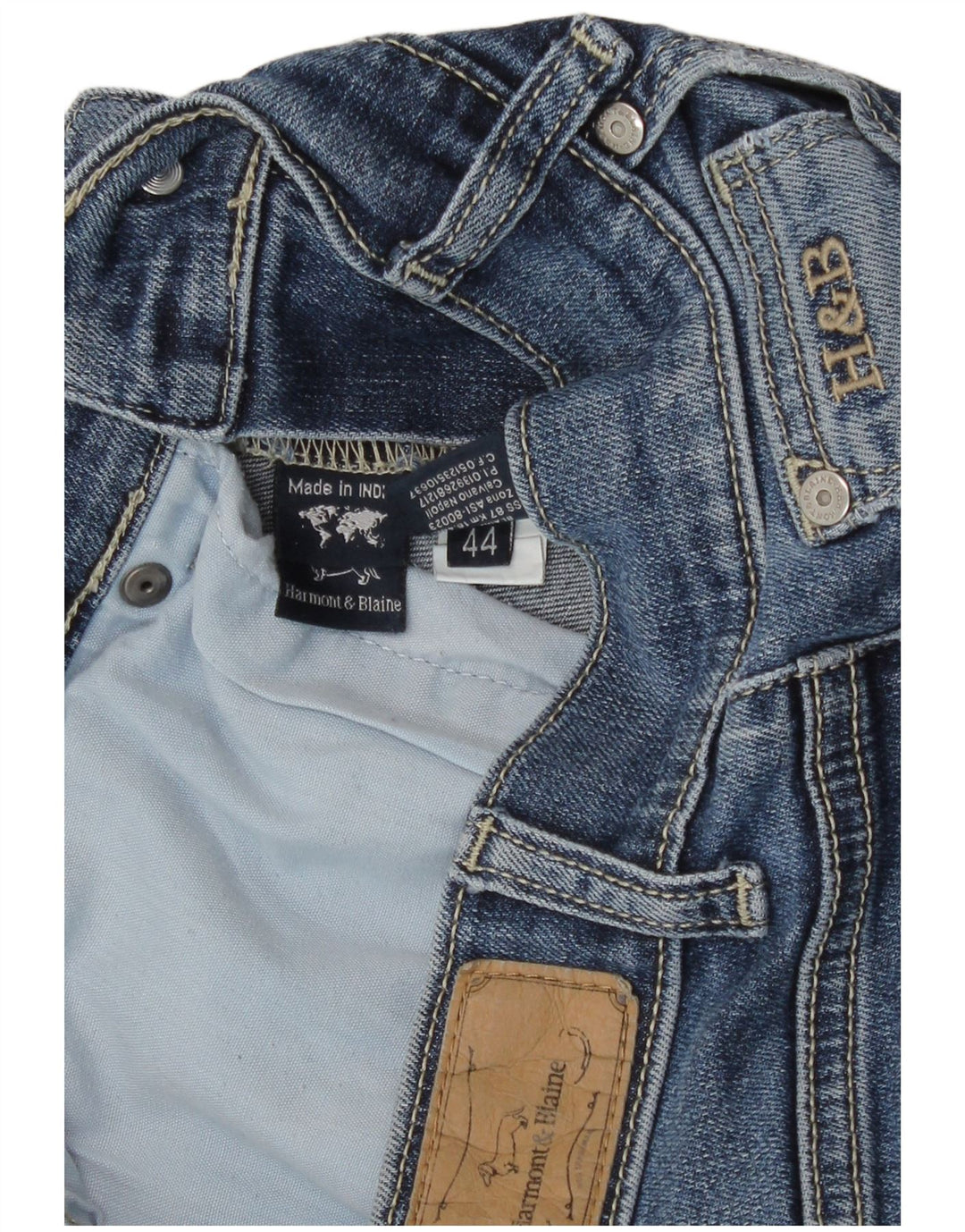 Harmont & Blaine Blugi Drepți Crop pentru Damă IT 44 Medium L30 L26 Albastru