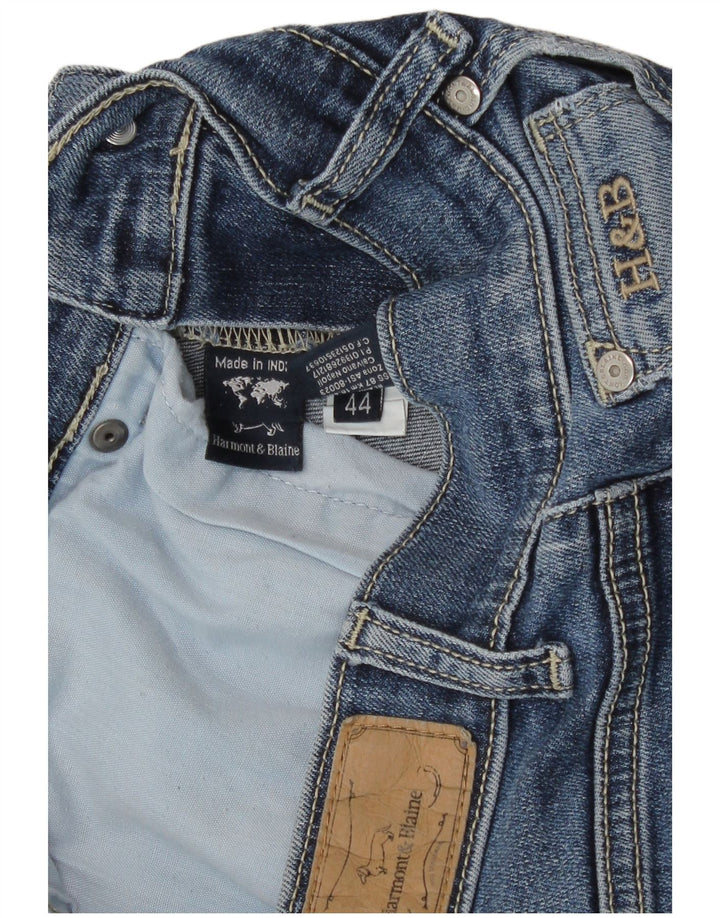 Harmont & Blaine Blugi Drepți Crop pentru Damă IT 44 Medium L30 L26 Albastru