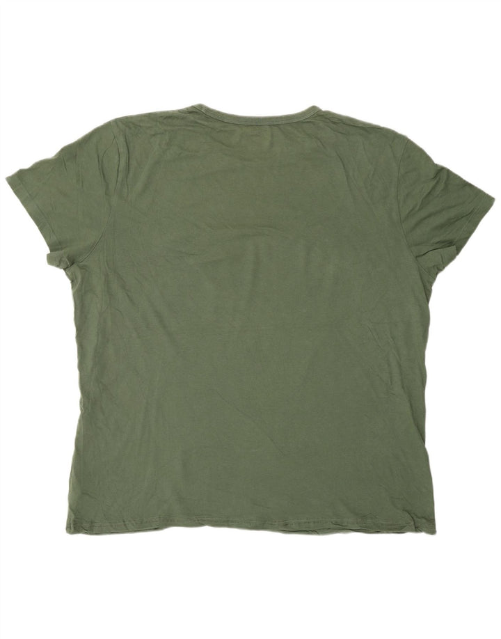 Tricou grafic Timberland pentru bărbați Top XL bumbac verde