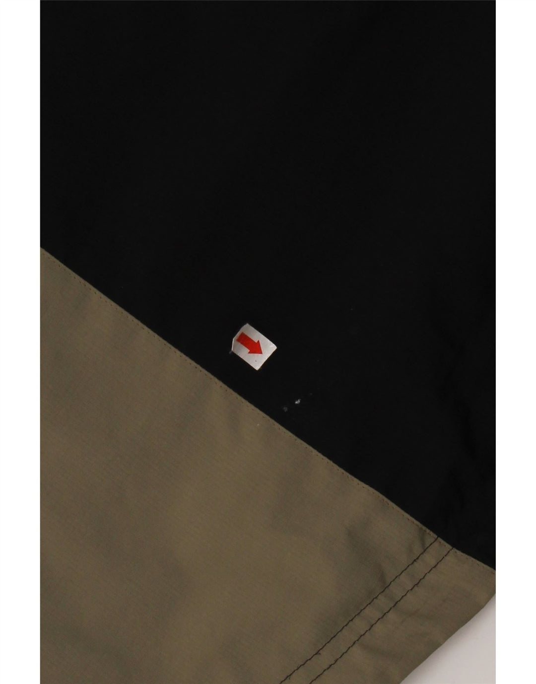 Jachetă de ploaie cu glugă ADIDAS pentru bărbați UK 38 Medium Black Colorblock Poliester