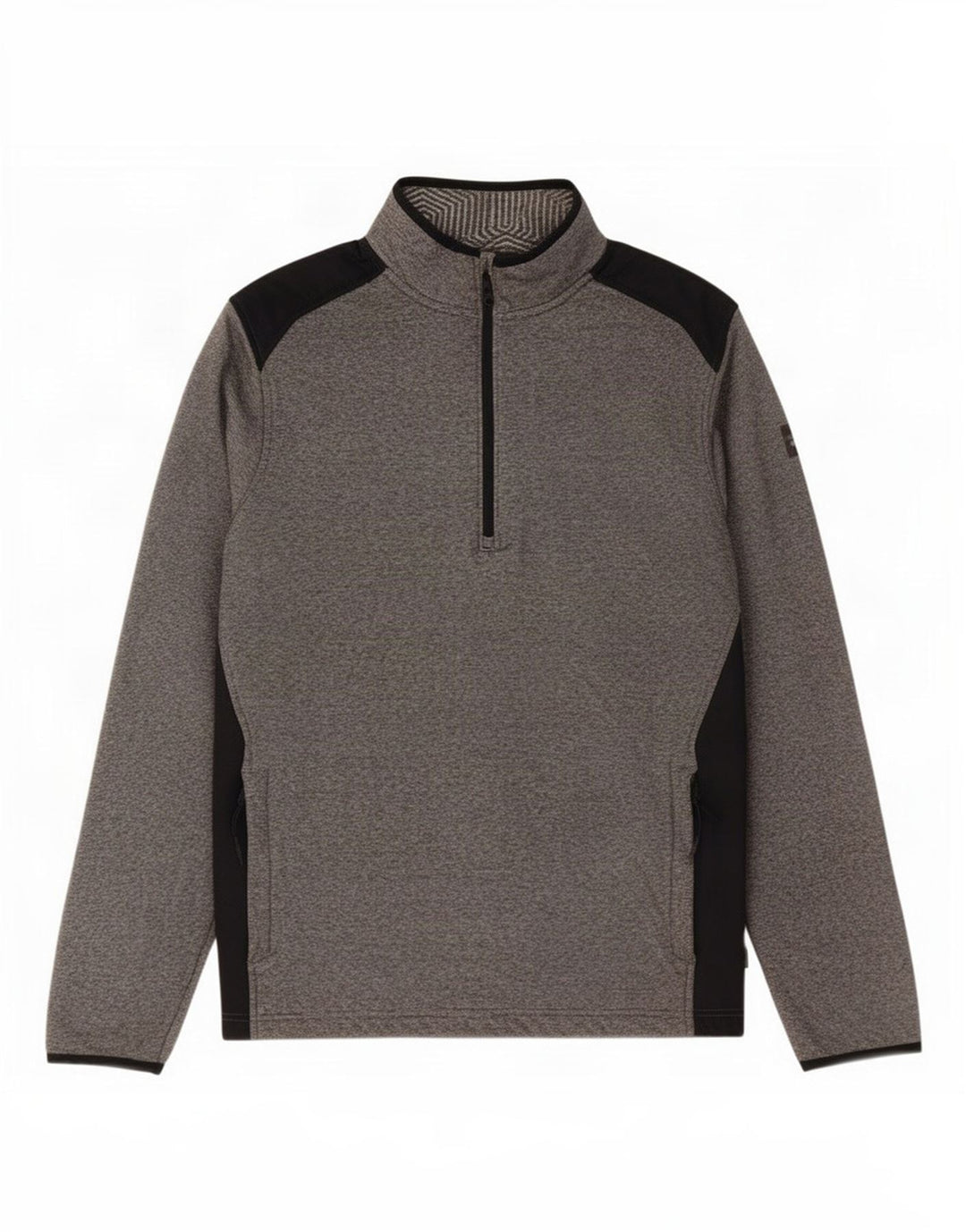 Top de trening Under Armour Cold Gear Pullover pentru bărbați, mare, gri Colorblock