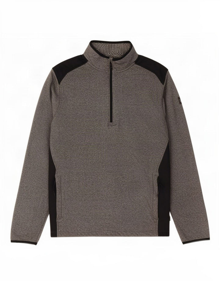 Top de trening Under Armour Cold Gear Pullover pentru bărbați, mare, gri Colorblock