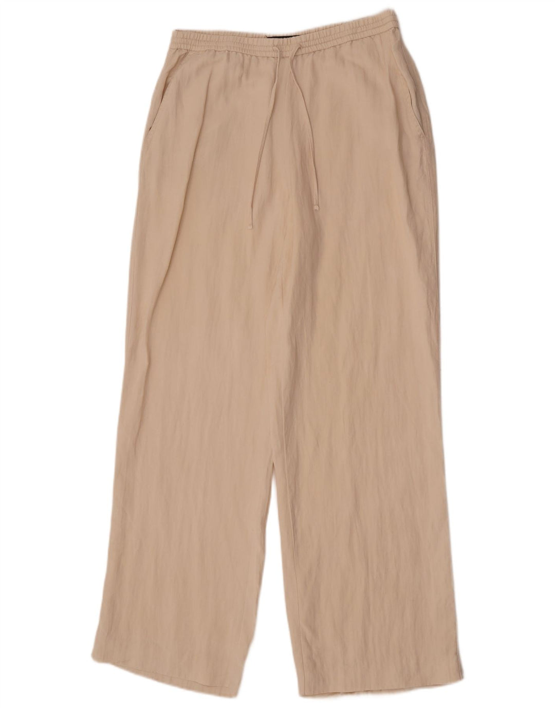 Pantaloni chino drepti pentru femei Zara Mediu L28 L32 Lyocell alb
